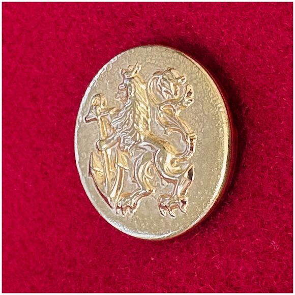 VTG Projections Ltd Double Breasted Wool Coat Classic Tailored Red Made USA M/L - Picture 7 of 9